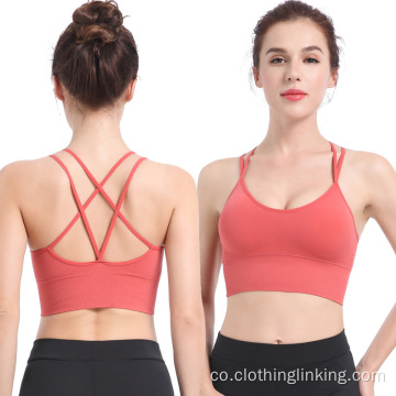 Criss Cross Back Running Bra per Plus Size